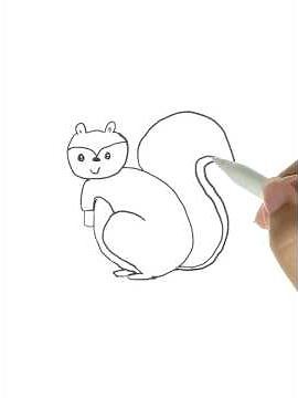 Draw a Squirrel 🐿️ Easy!