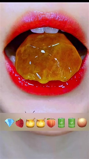 Satisfying ASMR with Emoji Food: An Orange Delight