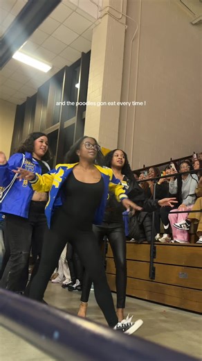 Sigma Gamma Rho Sorority Inc. at Greek Night Here at NCAT. it was so good to see everyone on campus stroll on campus! and i love when they shake that monkey! #ncat #collegelife #hbcu #hbcupride #viral