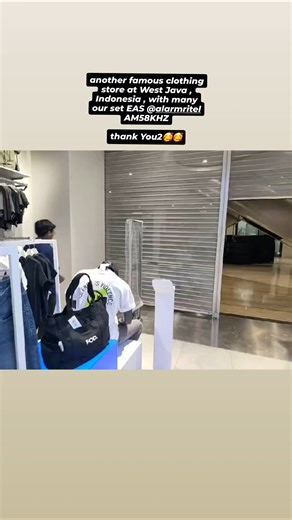 FOD STORE at Tangerang with our many setEAS Security system AM58KHz#eas#alarm#security #installation