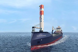 « Jusqu'à 30 % d'économie de carburant », AirWing invente une voile éolienne pour les bateaux cargos
