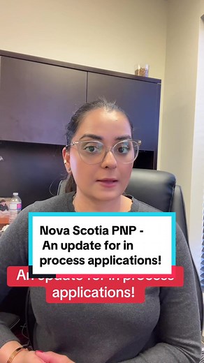 Nova Scotia PNP -An update for in process applications! #nsnp #nncimmigration