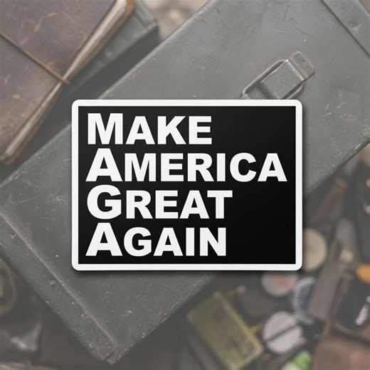 Make America Great Again Sticker Patriotic Vinyl Decal Waterproof Laptop Car Gift - Etsy