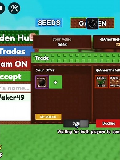 NEW AUTO ACCEPT TRADE script for grow a garden #growagarden #roblox #scripting