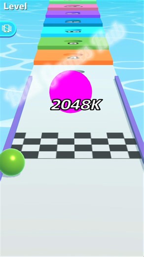 INSANE COMBO 😱🔥 | 512K + 1024K + 2048K Dark Pink Balls | Ball Run Infinity #shorts