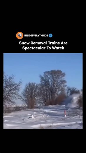 Explore l Learn l Facts | Snow removal trains are engineering beasts built for winter warfare. When heavy snow buries railway lines, these machines charge through... | Instagram
