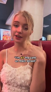 977K views · 26K reactions | "AT VS IN" a cafe. What is the difference between the two? #vocabulary #grammar #speakenglish #LanguageEnglish #English #englishpractice #learnenglish | Zars joy | Facebook