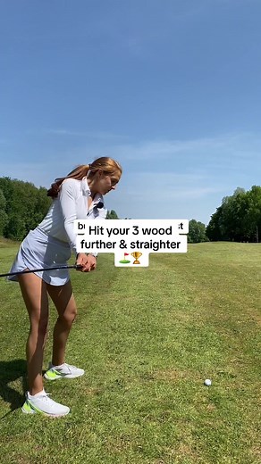 Hit your 3 wood longer & straighter ⛳️🏆🤩 Also, do you prefer hybrids or woods?? 👀😆 comment your preference below ⬇️ #golf #golftiktok #golftok #golfer #golfswing #golfing #golflife #golfcoach #golftips #golftip #golfclub #golfgirl #golfers #golfcourse #golfshot #golfpro #golfday #golfdrills