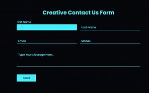 CSS3响应式的联系我们表单