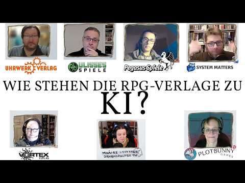Talk: Generative KI und die deutschen Rollenspielverlage - Uhrwerk, Ulisses, Pegasus, System Matters