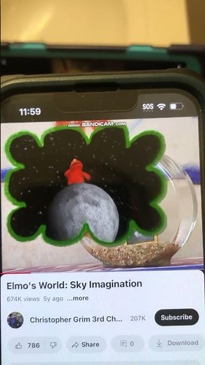 G 15 Elmo planet G everybody song Elmo’s world sky 🌌☀️☁️✨🌙