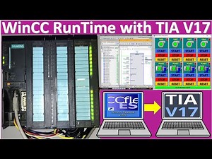 PLC S7-300 full tutorial connect with WinCC RunTime and TIA Portal V17