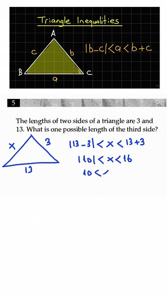 SAT Math Exercises - How to solve Triangle Problems-5