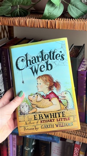 Start the new year with a beloved classic—now in a stunning collector’s edition. 🐷🕷️ Featuring a full-color interior, custom endpapers, printed edges with Charlotte’s favorite words, a Zuckerman farm–inspired case binding, a metallic jacket with the classic cover art, plus rare early bonus material and an author’s note from E. B. White! • • #CharlottesWeb #DeluxeEdition #CollectorsEdition #childrensbooks #booktok