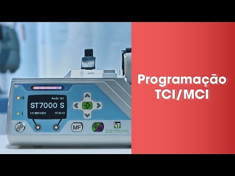 Aprenda como utilizar a bomba de infusão de seringa ST7000 - Samtronic | Modo TCI/MCI
