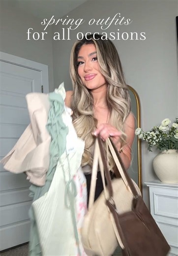 spring pieces I’ll be wearing 🌼✨ you know where to find the 🔗 #springfashion #springoutfits #outfitideas