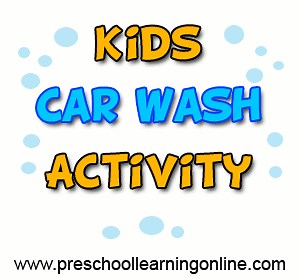 Kids Car Wash Dramatic Play Ideas
