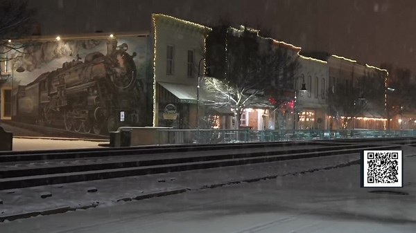 Winter Storm: A check on conditions in Ashland around 11:15 p.m.