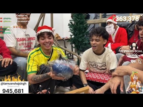 VANSHAJ's CHRISTMAS PARTY 2026 🥳🎄🍾: IRL STREAM