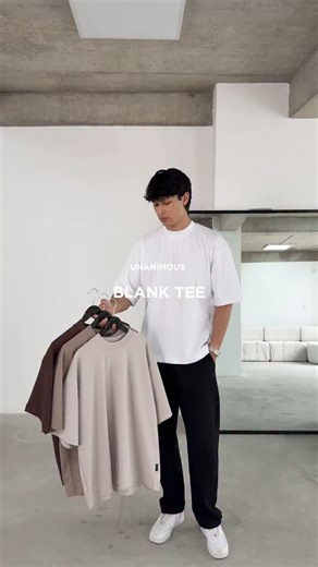 UNANIMOUS © on Instagram: "Introducing Our New "Unanimous Premium Blank T-Shirt". A Luxury T-Shirt Crafted From Advanced Technology Fabric. This Tee Is Designed To Keep You Cool, Dry, And Comfortable In Even The Hottest Conditions. In Our Signature Oversized Boxy Fit. Available In Color: Black, Green, Brown, Grey, Sage, Biscuit, Cream, White, Navy."