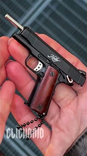 Colt Style Kimber 1911 Keychain - Wooden Black 3 #miniature #csgo #military #shorts #toys #outdoors