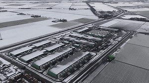 Aerial Winter View Large Data Computing Stock Footage Video (100% Royalty-free) 3985902317 | Shutterstock