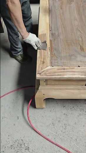 ‌Wood putty application technique💯