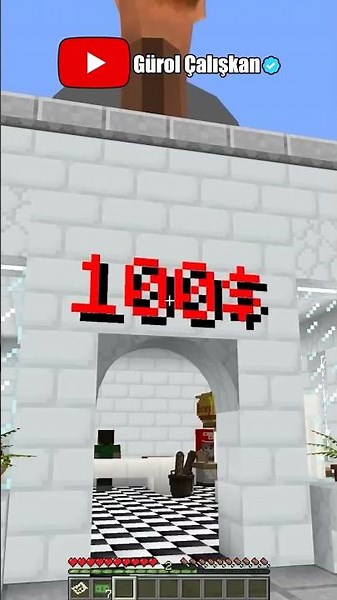 GÜROL, TOMBİŞ VE GÖKÇE 1$ VS 1000$ 😱 - Minecraft