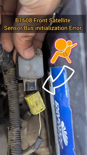 P1608 front Satellite Sensor bus initialization Error LH #p1608 #toyota