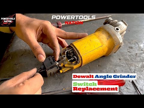 How to change angle grinder switch | Dewalt 801 | full detailed video