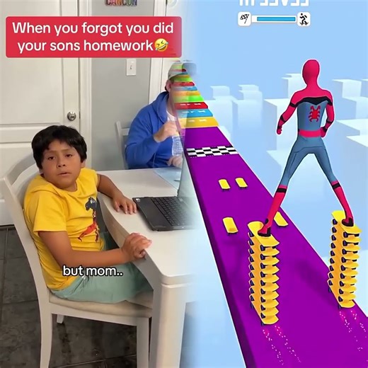 NEVER LET YOUR MOM DO YOUR HOMEWORK🤣🤣