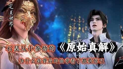 《完美世界》深度解析_《完美世界》原著解析：贯穿大结局的无上修行经文！石昊从小参悟的《原始真解》，为什么连背后的仙帝看了都要惊叹？