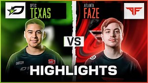 OpTic Texas vs Atlanta FaZe highlights | CDL Major I qualifiers