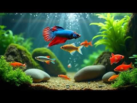 Aquarium ASMR 4K | Relaxing Fish & Aquatic Ambience with Instrumental Music for Sleep, Study & Focus