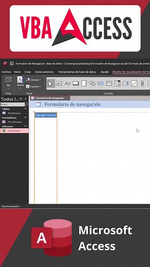 Crear un Formulario de Navegación en VBA Access