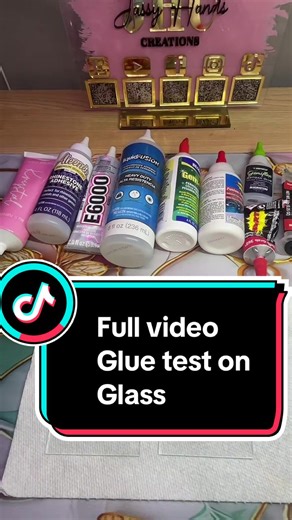 Testing glue on glass! Entire test with results! #whatgluetouseonglass #whatrhinestonegluetouseforglass #howtobling #gluetest #glueforblinging