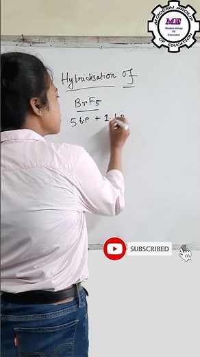 Structure of BrF5 #shorts #30days30shorts