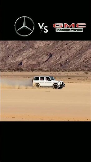 🏁 Mercedes-AMG G63 🦈 vs GMC Sierra 1500 💪 | Luxury SUV vs Pickup Truck! 🔥 #shorts