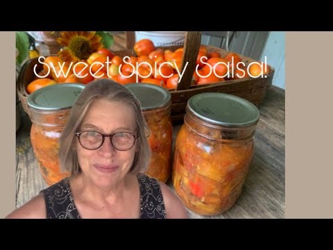 Roasted Tomato-Peach Salsa & BONUS Water Bath Canning Tutorial