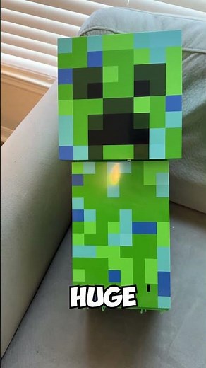 Minecraft sent me this cool Creeper Mini Fridge!! #minecraft