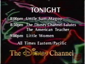 Tonight On The Disney Channel 1992
