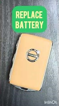 DIY: VOLVO replace key FOB battery