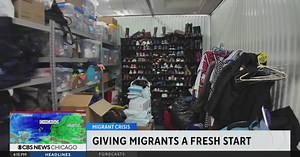 Group's mission to help Chicago migrants starts in downtown storage unit