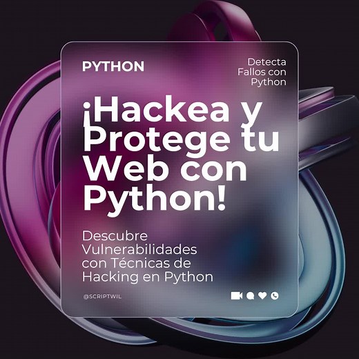 Detecta Vulnerabilidades Web con Python 🛡️🐍 Aprende a identificar vulnerabilidades de inyección SQL, XSS y la ausencia de tokens CSRF en un sitio web usando Python. Utiliza este código para fortalecer tus aplicaciones. #Python #Seguridad #Web #Vulnerabilidades #Coding #Desarrollo #TechTips #Tutorial #Coders #OpenSource #AprendeConmigo #PythonTips #TechTutorials #CyberSecurity #EthicalHacking #Code #Programacion