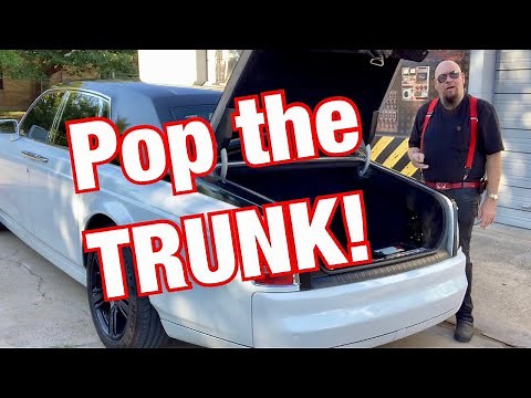 Rolls Royce Phantom Trunk / First Aid / Tool Kit Review