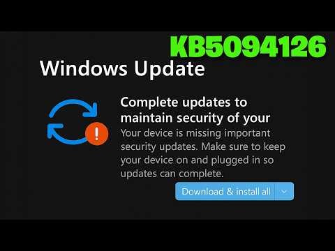 Windows 11 Update KB5094126 Install Error Device Is Missing Important Security Updates FIX