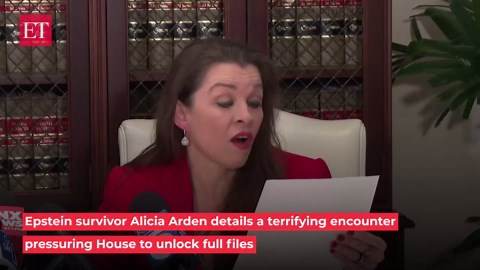 Epstein survivor Alicia Arden details a terrifying encounter pressuring House to unlock full files