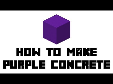Minecraft Survival: How to Make Purple Concrete