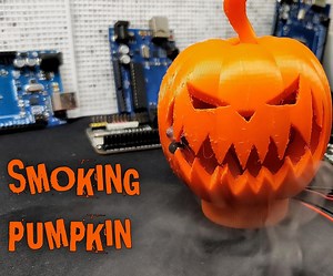 SMOKING HALLOWEEN PUMPKIN USING ARDUINO AND IC 555