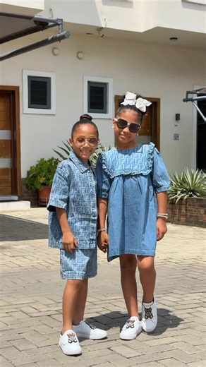 Adejoke Ajarat Adekoya | Your fave kids models in Lagos, Nigeria, just doing what they know how to do best! ✨🤩 Complete look from @flossykids_ | Instagram